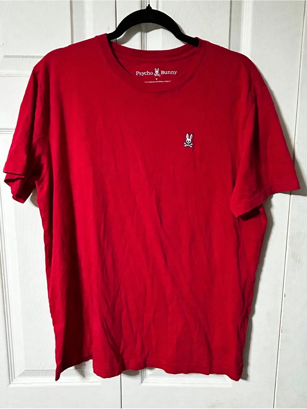 Psycho Bunny Red Crewneck T-Shirt Men’s Sz 6/Large